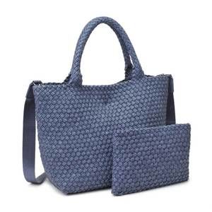 New Sol & Solene Sky’s the Limit Tote in Medium Dark Denim